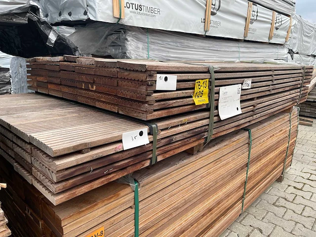 Purple heart vlonderplanken 2150-2450x145x21mm (76x) - afbeelding 4 van  4