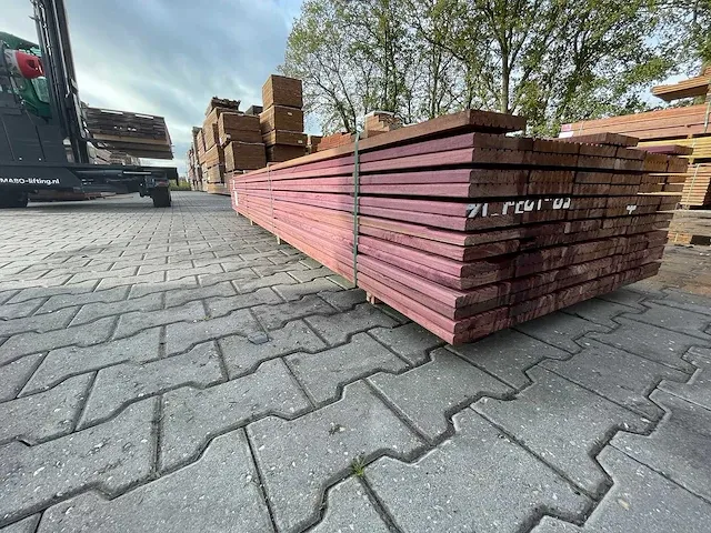 Purple heart vlonderplanken 21x190mm, lengte 365cm (87x) - afbeelding 3 van  3