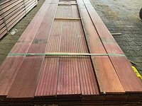 Purple heart vlonderplanken 2450x145x21mm (81x) - afbeelding 1 van  3