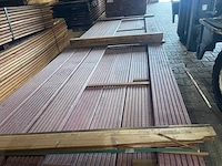 Purple heart vlonderplanken 3650x145x21mm (40x) - afbeelding 1 van  3