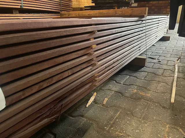 Purple heart vlonderplanken 3650x145x21mm (41x) - afbeelding 2 van  3