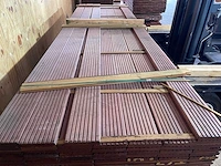 Purple heart vlonderplanken 3650x145x21mm (81x) - afbeelding 1 van  3