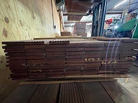 Purple heart vlonderplanken 3650x145x21mm (81x) - afbeelding 3 van  3