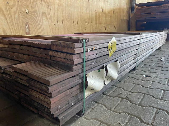 Purple heart vlonderplanken 4000-4300x145x21mm (74x) - afbeelding 2 van  3