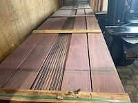 Purple heart vlonderplanken 4300-4600x190x21mm (40x) - afbeelding 1 van  3