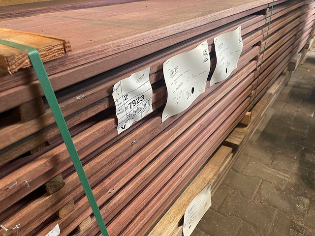Purple heart vlonderplanken 4300-4600x190x21mm (40x) - afbeelding 2 van  3
