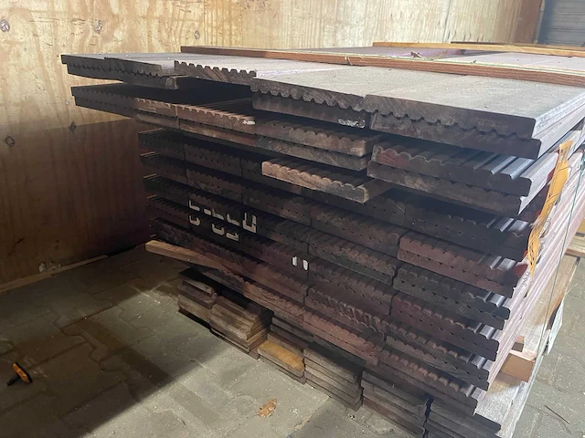 Purple heart vlonderplanken 4300-4600x190x21mm (40x) - afbeelding 3 van  3