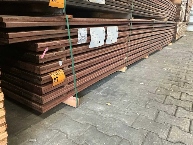 Purple heart vlonderplanken 4300-4600x190x21mm (90x) - afbeelding 2 van  2