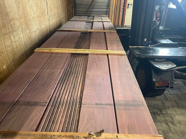 Purple heart vlonderplanken 4300x190x21mm (50x) - afbeelding 1 van  3