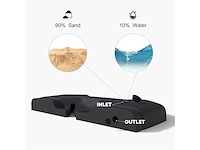 Purple leaf verplaatste parasolvoet gevuld met water en zand voor een parasol van 150 kg zwart - afbeelding 4 van  4