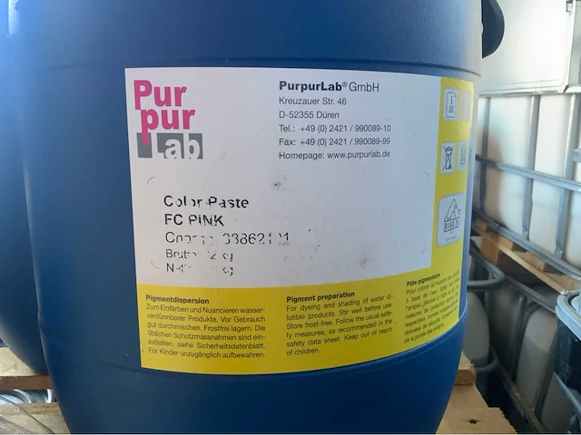 Purpur lab pigment 122 a-fc pink 30kg. (13x) - afbeelding 2 van  4