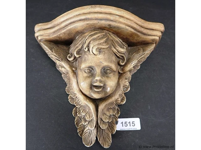 Putto als wandconsole - afbeelding 1 van  5