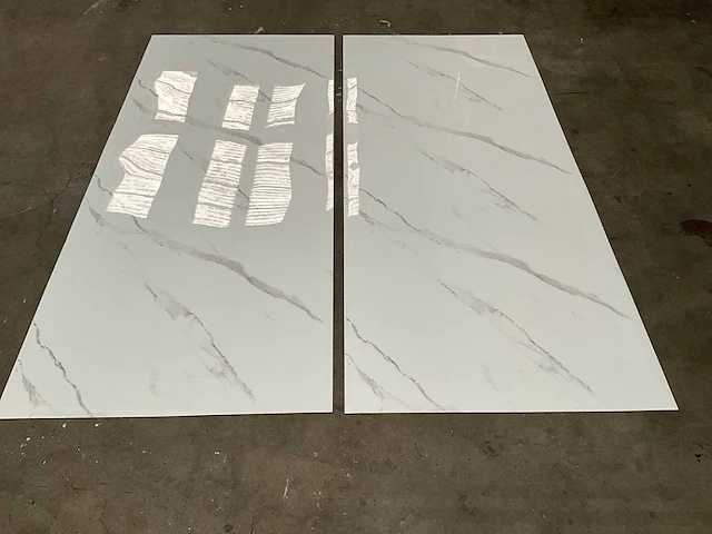 Pvc 280x122 cm marmeren wandpaneel (2x) - afbeelding 2 van  7