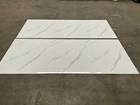 Pvc 280x122 cm marmeren wandpaneel (2x) - afbeelding 5 van  7