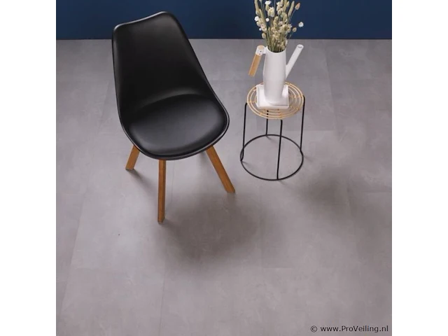 Pvc vloeren tegel click, cement grey, partij 40,08m2 - afbeelding 1 van  2