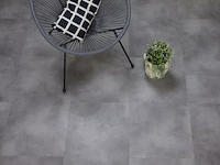 Pvc vloeren tegel click, grey stone, partij 80,16 m2