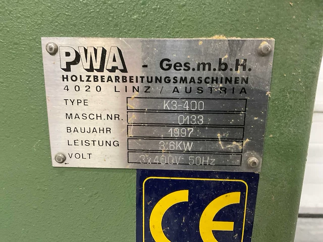 Pwa k3-400 vlak-, van diktebank - afbeelding 6 van  14