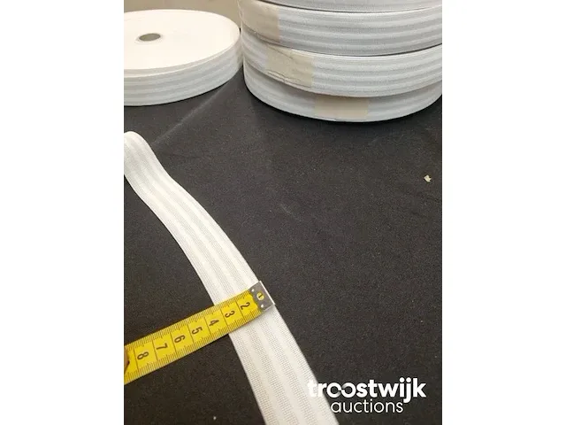 Pyama elastiek 30mm wit 300m (6x50m) - afbeelding 2 van  2