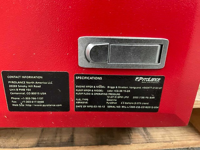 Pyrolance usaf mil-l1000-cg brandweermateriaal - afbeelding 8 van  17