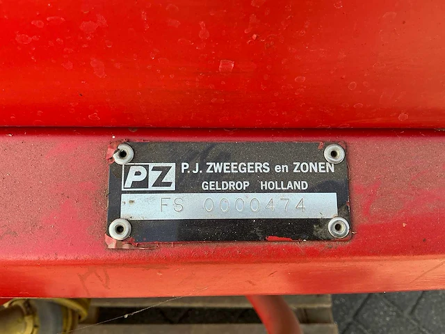 Pz zweegers spectra 800 kunstmeststrooier - afbeelding 7 van  15