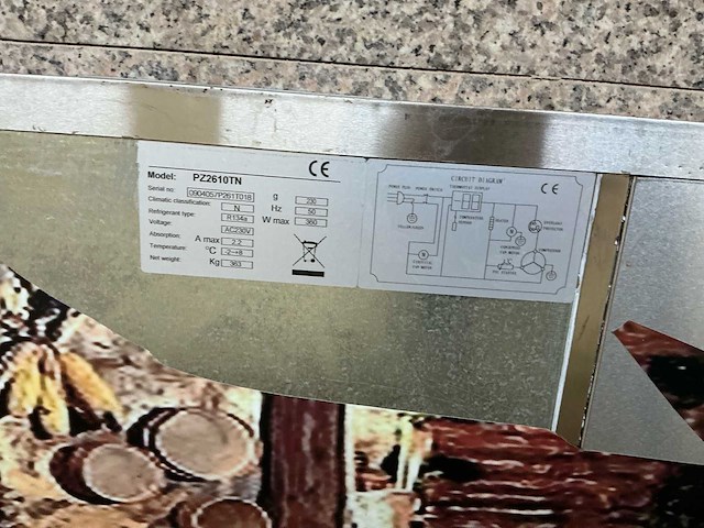 Pz2610tn koelwerkbank - afbeelding 9 van  9