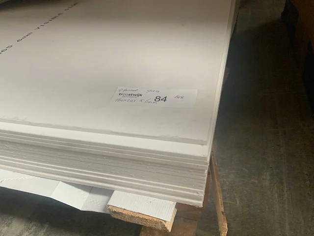 Q-panel 6mm white glossy m130 paneel 164x203cm (14x) - afbeelding 3 van  3