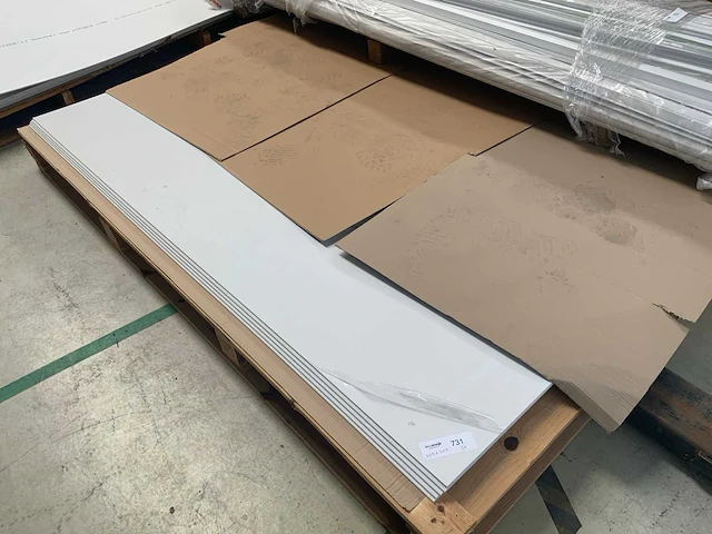 Q panel showerboard 6mm wit glossy 203x203 (5x) - afbeelding 3 van  5