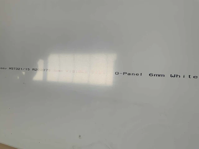 Q panel showerboard 6mm wit glossy 203x203 (5x) - afbeelding 5 van  5