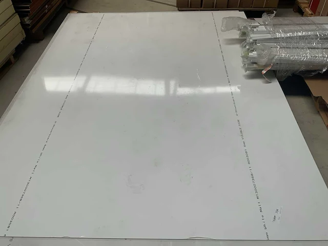 Q showerboard 6mm wit mat 265x203 (14x) - afbeelding 1 van  3