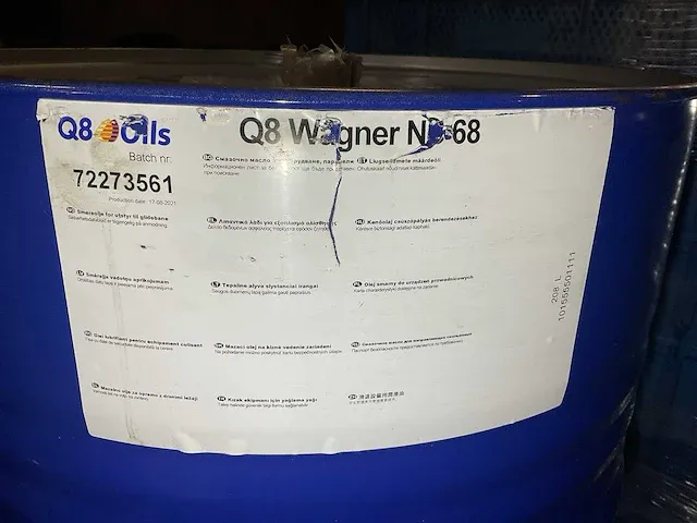 Q8 wagner ns68 hydrauliek olie (ca 150ltr) - afbeelding 2 van  2
