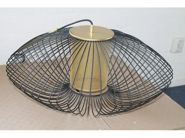 Qazqa design hanglamp dobrado cl goldblack met doorsnede 60cm. - afbeelding 1 van  1