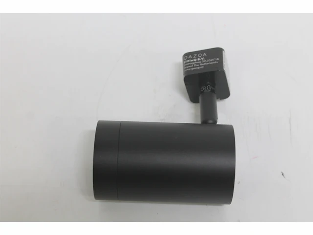 Qazqa modern railspot 1fase zwart jeana staal rond gu10 geschikt voor led max. 1 x 50 watt - afbeelding 2 van  4