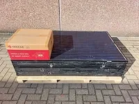 Q.cell - qpeak blk-g4.1 - set van 11 gebruikte full black zonnepanelen (295 wp) en 1 nieuwe goodwe gw3000t-ds-wifi omvormer
