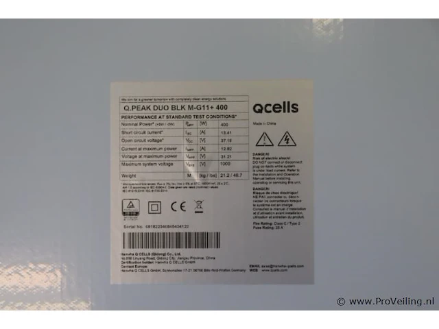 Qcells zonnepanelen (demo's) | 3 stuks - afbeelding 7 van  7