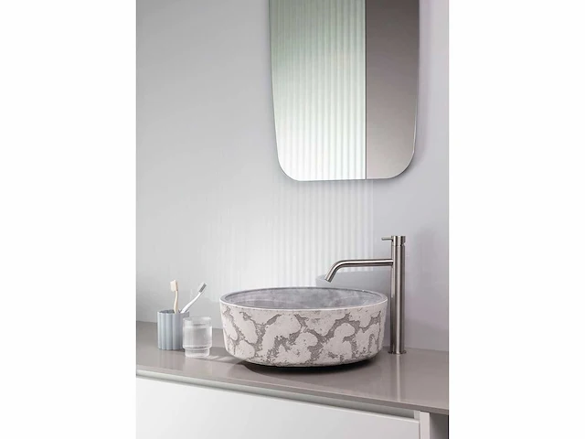 Qisani | glass design luna katino waskom | grijs - afbeelding 3 van  4