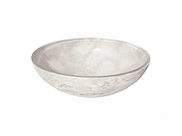 Qisani | glass design luna waskom | wit
