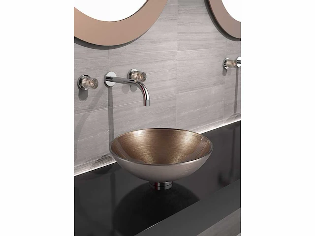 Qisani | glass design metropole | brons - afbeelding 1 van  3