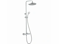 Qisani | kiruna evo thermostatisch douchesysteem | rvs look