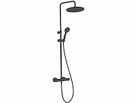 Qisani | kiruna evo thermostatisch douchesysteem | zwart - afbeelding 3 van  7