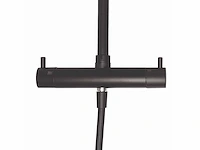 Qisani | kiruna evo thermostatisch douchesysteem | zwart - afbeelding 6 van  7