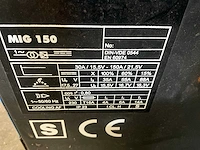 Q.j.p holland mig sga 150 elektrode lasapparaat - afbeelding 5 van  6