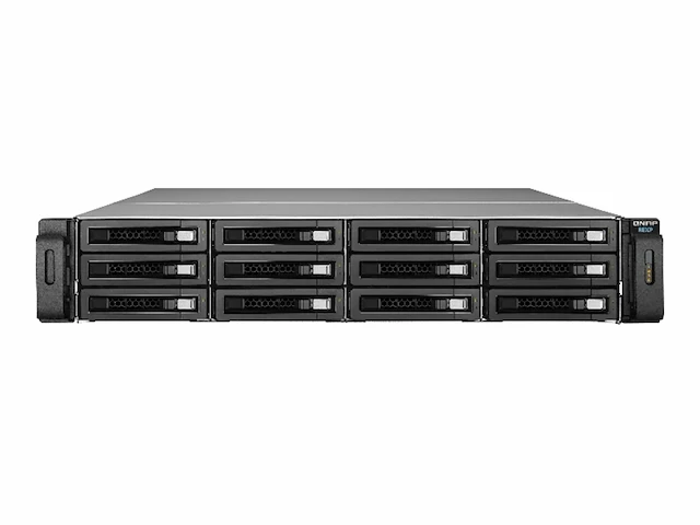 Qnap rexp1220urp 12 bay nas rack uitbreidingsbehuizing - afbeelding 1 van  3