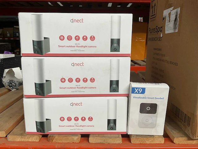 Qnect slimme buitencamera met verlichting (3x) - afbeelding 2 van  7