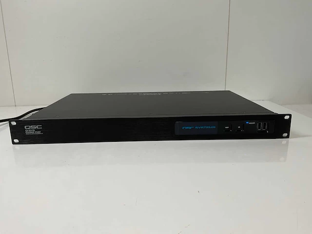 Qsc (q-sys core 110f), network + analog audio channels processor - afbeelding 1 van  7