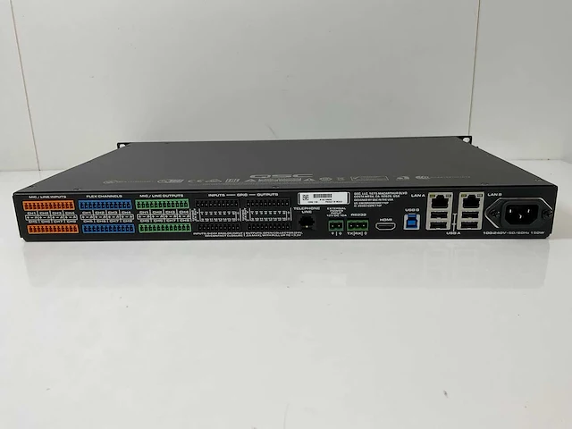Qsc (q-sys core 110f), network + analog audio channels processor - afbeelding 5 van  7