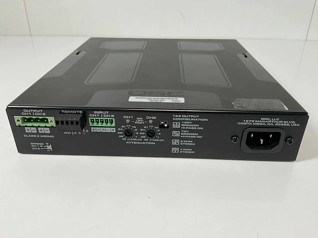 Qsc (q-sys spa2-60), channel power amplifier rack - afbeelding 5 van  6