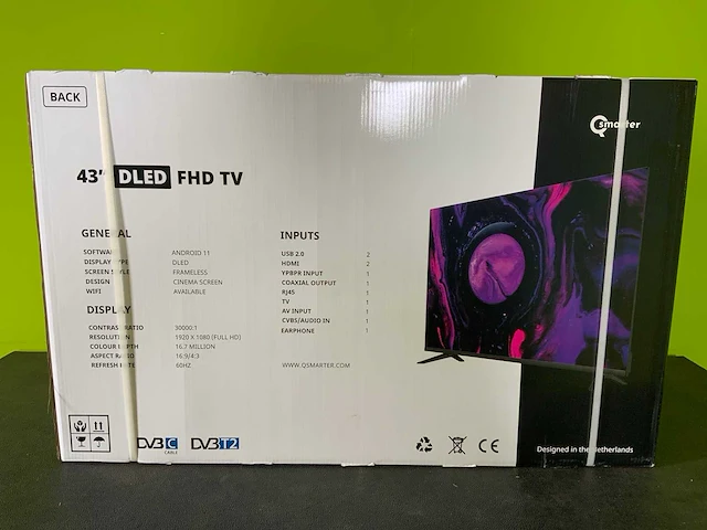 Qsmarter qserie 1043 43” televisie (4x) - afbeelding 3 van  4