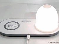 Qss draadloos oplader + nachtlamp