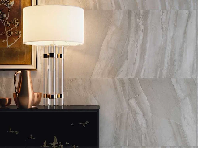 Qua granite canyon grigio gepolijst vloertegel 60x120 cm 129,6 m² - afbeelding 1 van  8