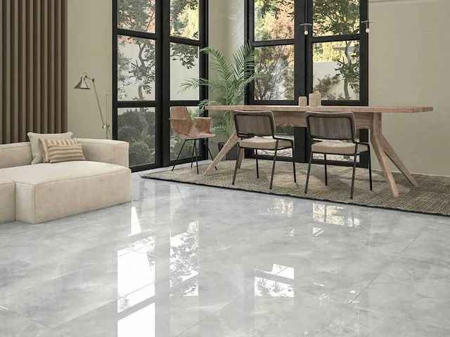 Qua granite pulpis grijs gepolijst vloertegel 100x100 cm 60 m² - afbeelding 1 van  14